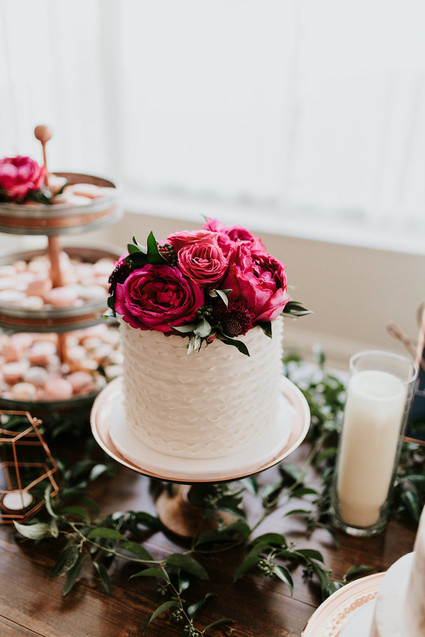 Flower cake topper