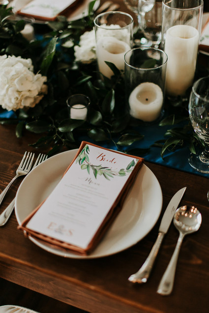 Modern garden inspired wedding