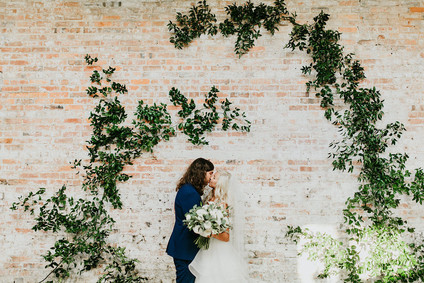 Modern garden inspired wedding