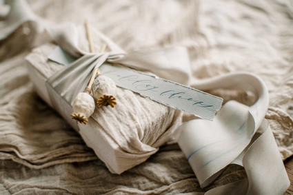 Organic gift wrapping inspiration