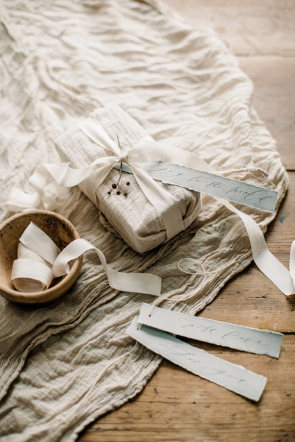 Organic gift wrapping inspiration Inspiration