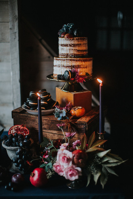 Rustic dessert table