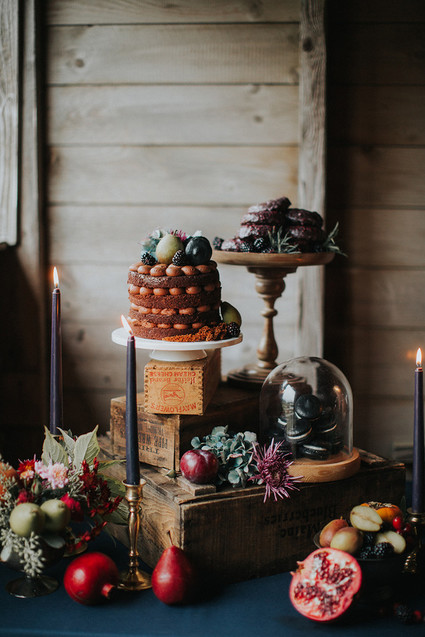 Rustic dessert table