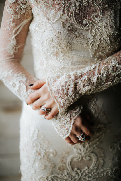 Claire Pettibone wedding gown