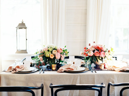 Pink and grey wedding inspiration