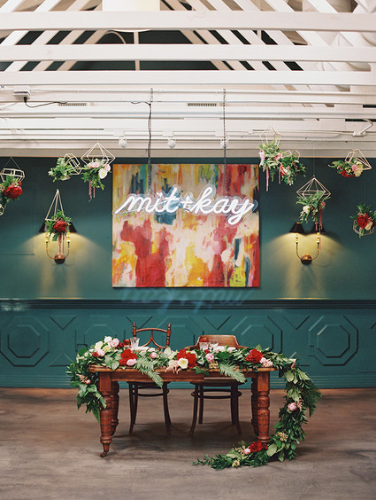 Whimsical Fig House LA wedding