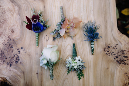 Bohemian wedding florals