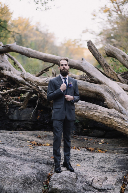 Rustic groom