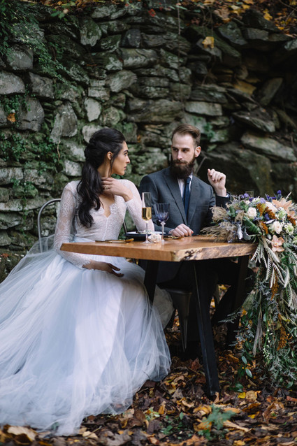 Bohemian geode wedding inspiration