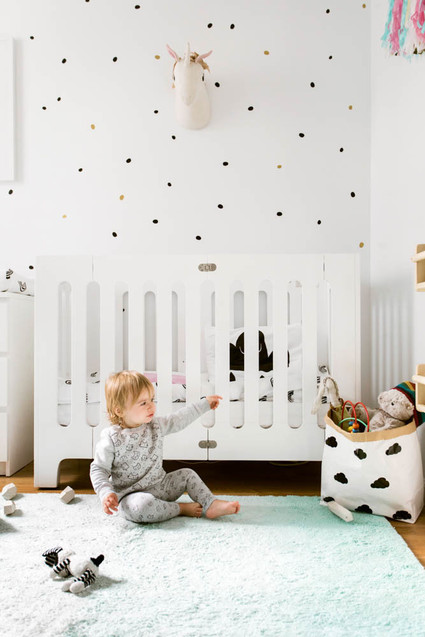 Tiny modern girl's room