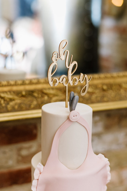 Elegant winter gender neutral baby shower