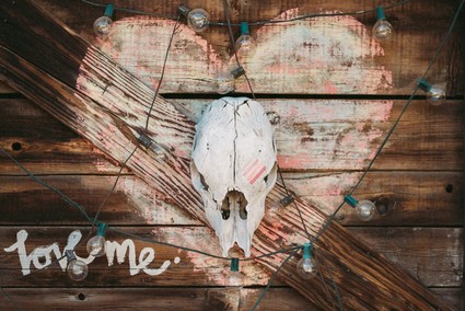 Rustic feminine baby shower