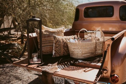 Rustic feminine baby shower