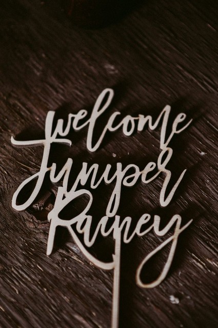 Rustic feminine baby shower