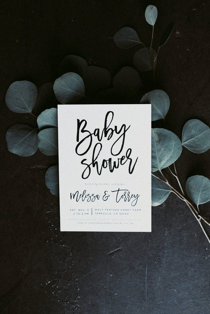 Rustic feminine baby shower