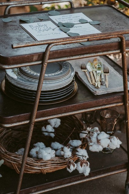 Rustic feminine baby shower