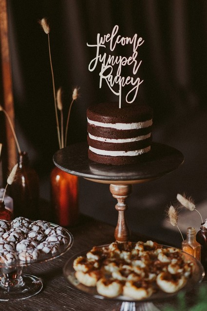 Rustic feminine baby shower