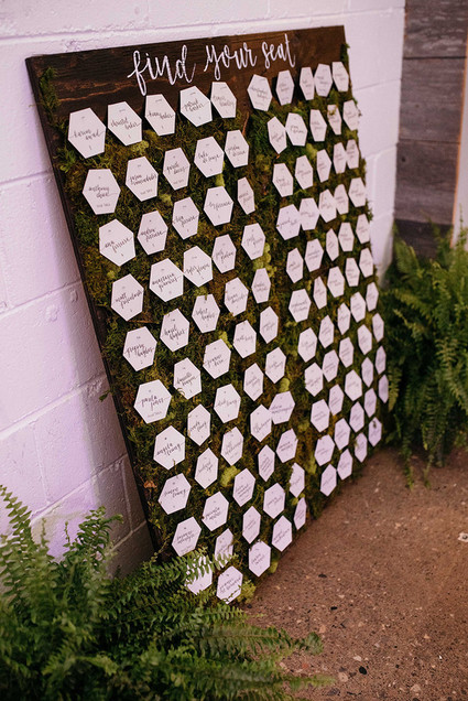 Unique escort card ideas