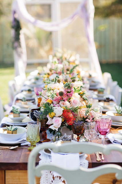 Boho bridal shower brunch