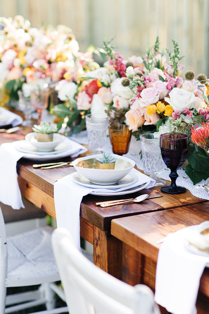 Backyard bridal shower