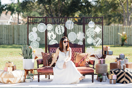 Boho bridal shower brunch