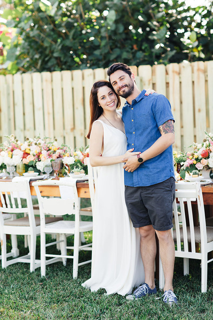 Backyard bridal shower