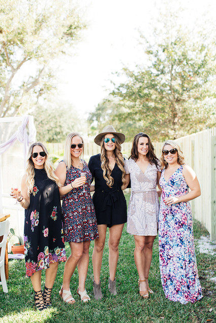 Boho bridal shower brunch