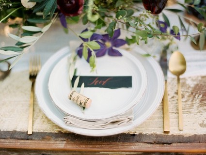 Rustic tablescape