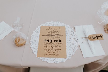 DIY desert wedding