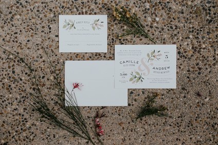 DIY desert wedding
