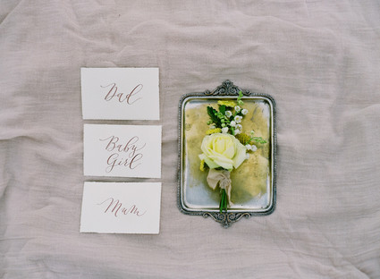 Floral coastal maternity photos