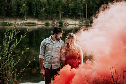 Moody bohemian maternity photos