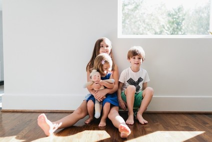 Modern family photos - The Shephard family in Houston