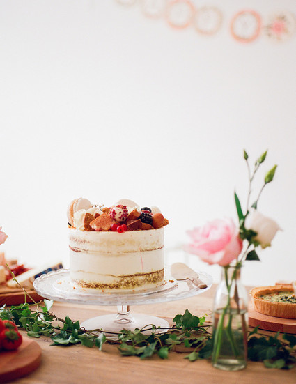 Ice cream and floral 1st birthday party