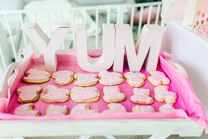 Ice cream and floral 1st birthday party