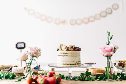 Ice cream and floral 1st birthday party