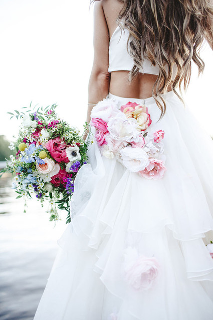 floral skirt