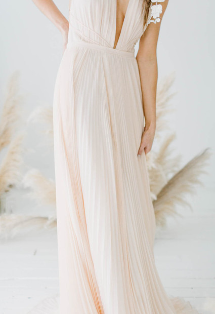 Modern wedding dress