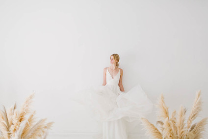 Modern wedding dress