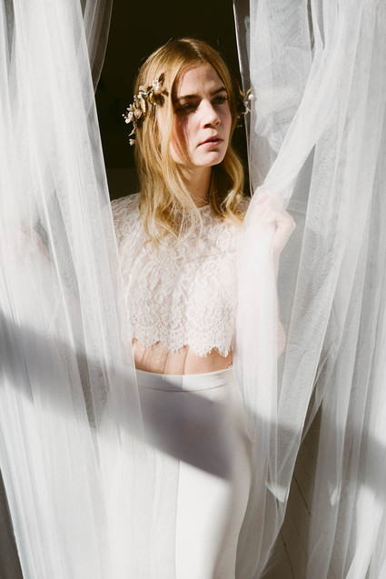 Modern wedding dress