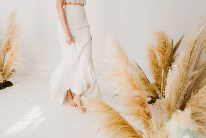 Modern wedding dress