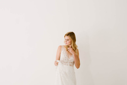 Modern wedding dress