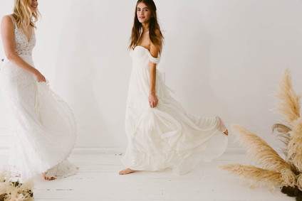 Modern wedding dress