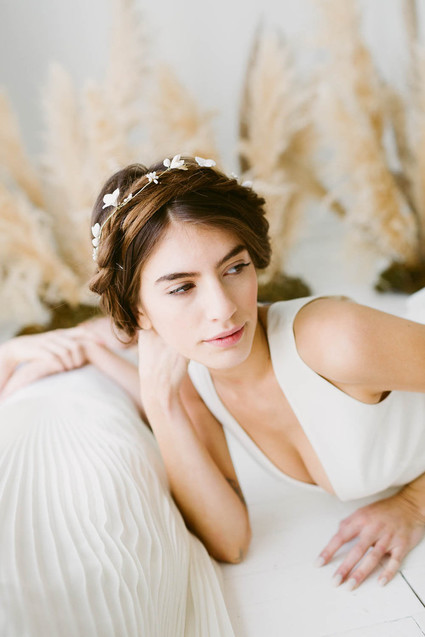 Modern wedding dress