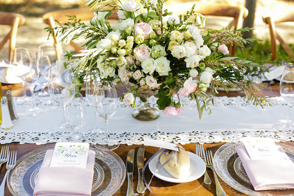 Romantic wedding details