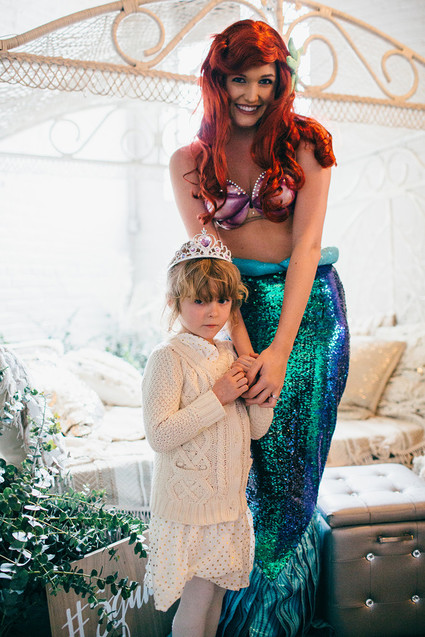 Mermaid 5th birthday party for Lucca Valentine Inspiration
