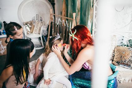 Mermaid 5th birthday party for Lucca Valentine