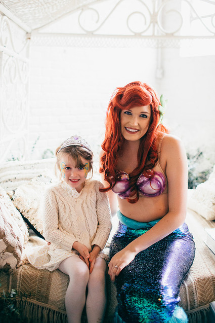Mermaid 5th birthday party for Lucca Valentine