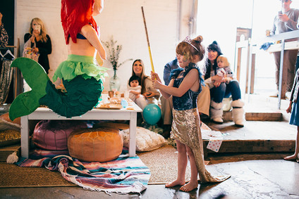 Mermaid 5th birthday party for Lucca Valentine Inspiration