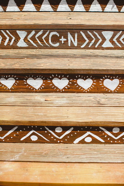 Lakehouse wedding decor detail